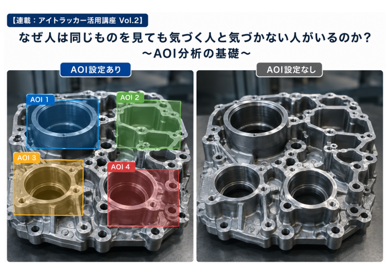 【連載：アイトラッカー活用講座 Vol.2】 なぜ人は同じものを見ても気づく人と気づかない人がいるのか？～AOI分析の基礎～